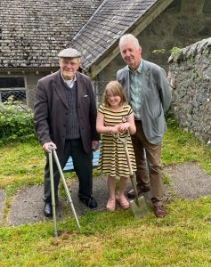 Jimmy Sinclair, Phoebe Lavis-Jones and Vice Lord-Lieutenant Andrew Campbell